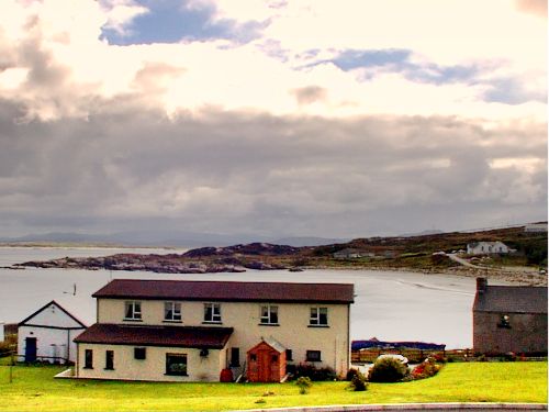 Back and sea view of Bonners B&B
