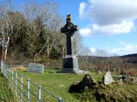 St Colmcille monument near birthplace at Gartan, County Donegal, Ireland St Colmcille monument near birthplace at Gartan, County Donegal, Ireland