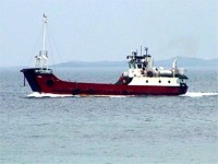 The ferry on the way to Burtonport from Arranmore Island