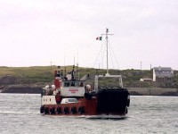 The ferry on the way to Arranmore