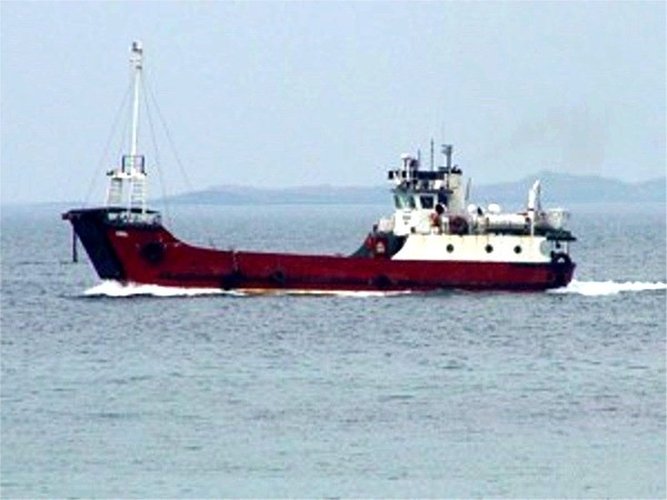 The ferry on the way to Burtonport from Arranmore Island