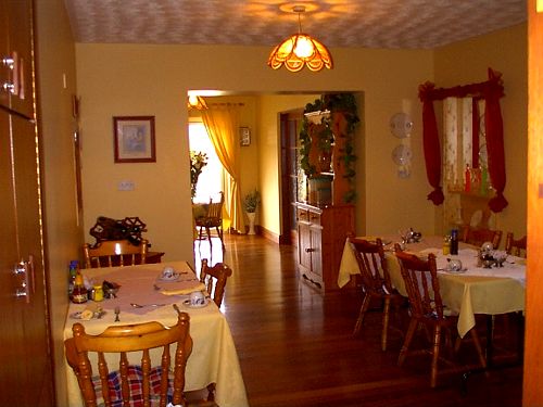 Dining room, The Gap Lodge B&B accommodation, Barnesmore Gap, Donegal Town, Co.  Donegal