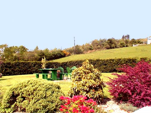 Sunny garden, The Gap Lodge B&B accommodation, Barnesmore Gap, Donegal Town, Co.  Donegal