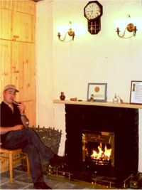 Living Room With Open Fire