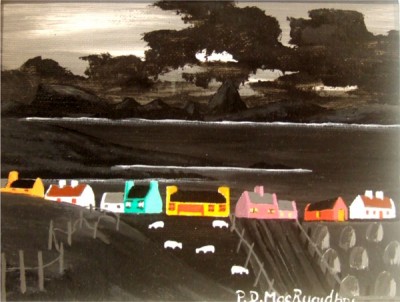 Tory Island painting by Patsy Dan Rodgers,Tory Island, County Donegal