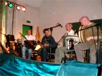 Traditional musicians in the Club na Maighdine Mara Community centre