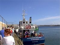 Torm�r - Tory Island Ferry Boat - moored at Magheroarty pier, County Donegal