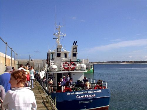 Torm�r - Tory Island Ferry Boat - moored at Magheroarty pier, County Donegal