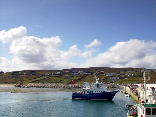 Tory Island Ferry enroute to Tory Island