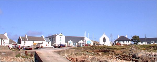View approaching Tory Island with Donegal Coastal Cruises