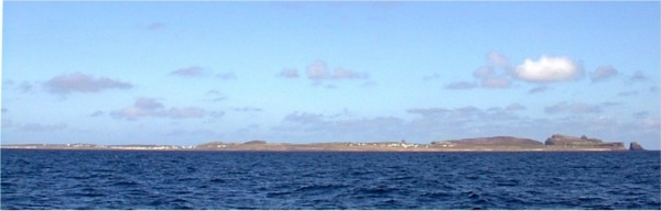 View from the Tory Island Ferry as it approaches Tory Island