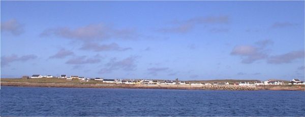 View approaching Tory Island with Donegal Coastal Cruises