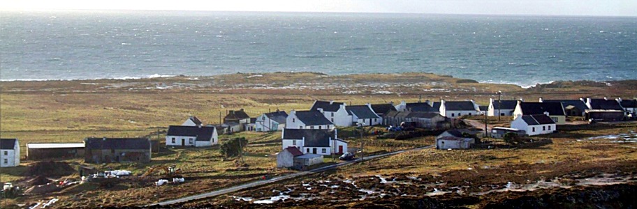 East Town  & sea - Oileán Thoraí / Tory Island, Co. Donegal, Ireland